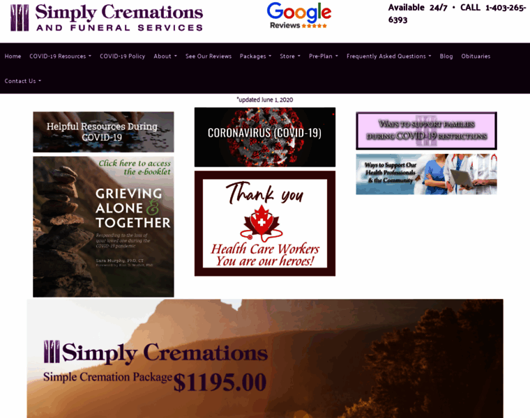 Simplycremations.ca thumbnail