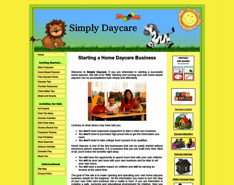 Simplydaycare.com thumbnail