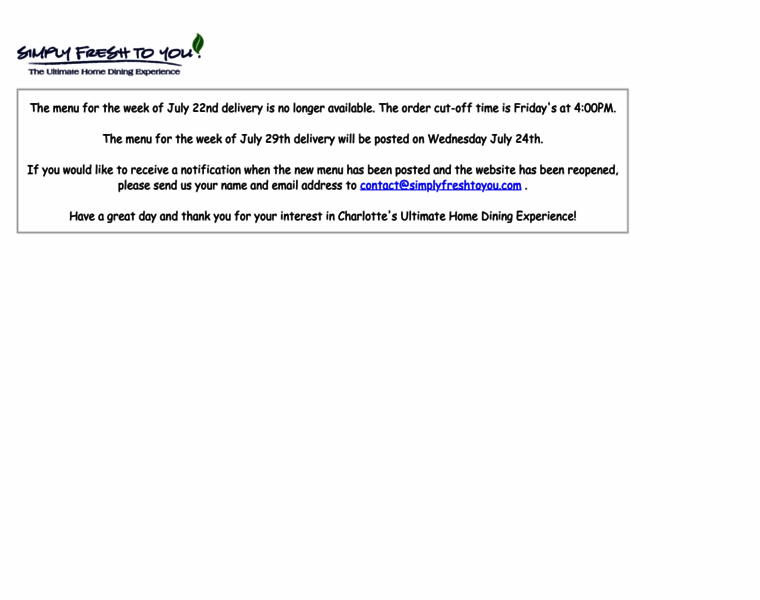 Simplyfreshtoyou.com thumbnail