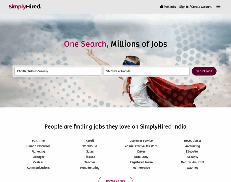 Simplyhired.co.in thumbnail