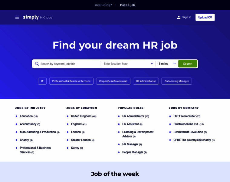 Simplyhrjobs.co.uk thumbnail