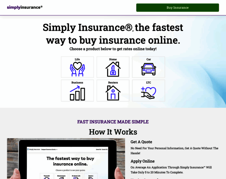 Simplyinsurance.com thumbnail