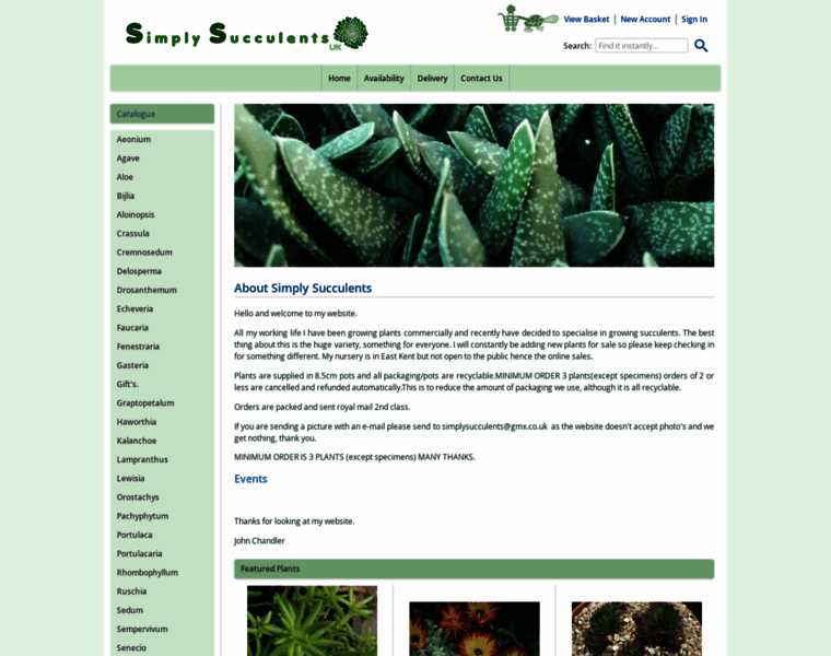 Simplysucculents.co.uk thumbnail