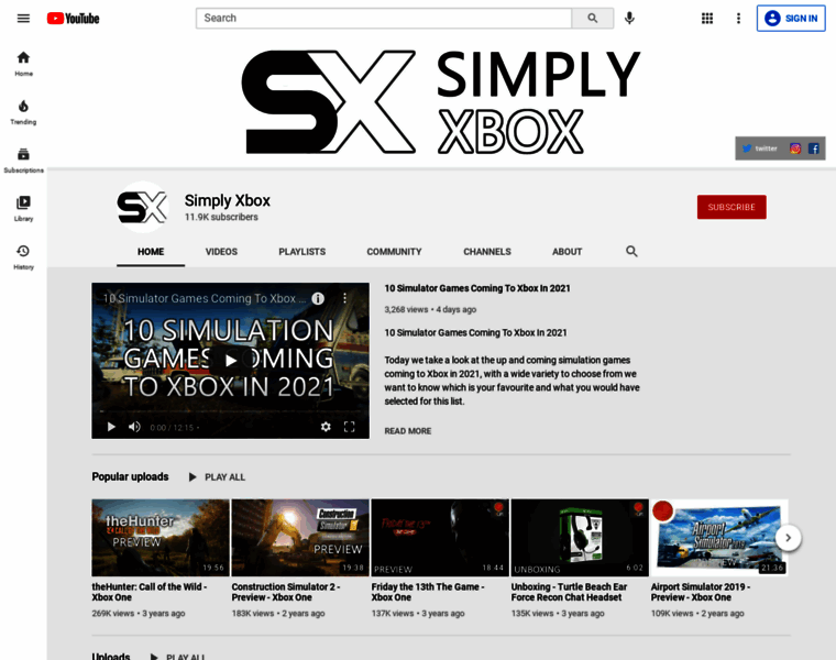 Simplyxbox.com thumbnail