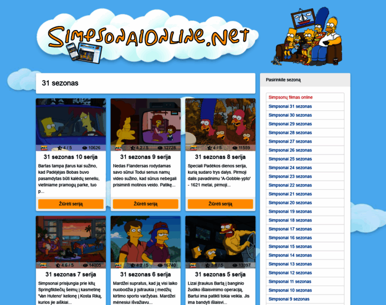 Simpsonaionline.net thumbnail