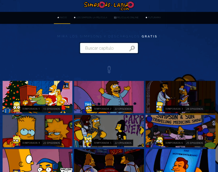 Simpsons-latino.com thumbnail