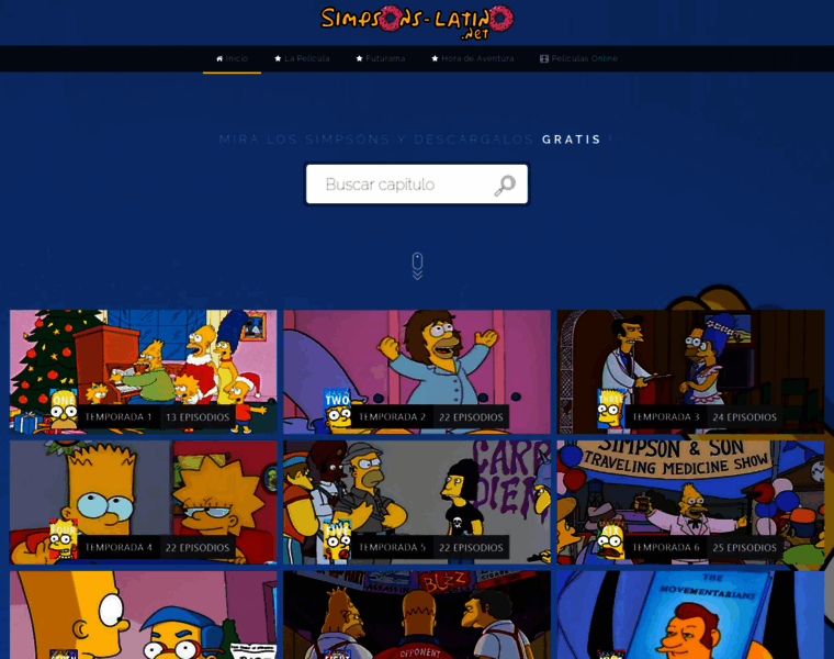 Simpsons-latino.net thumbnail