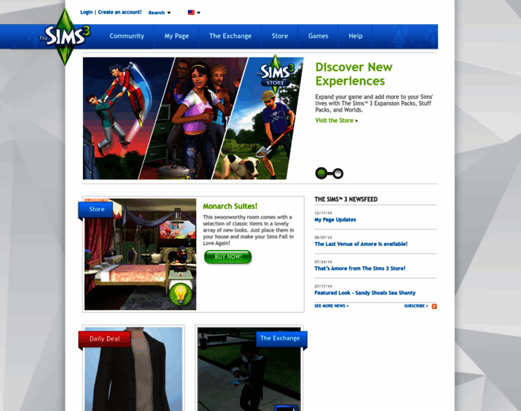 Sims3.com thumbnail