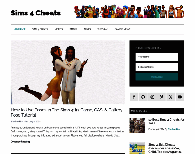 Sims4-cheats.com thumbnail