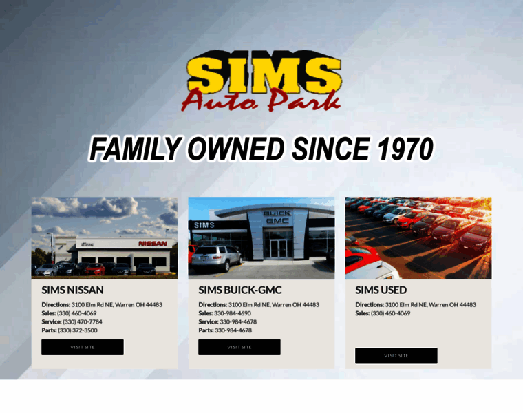 Simsautopark.com thumbnail