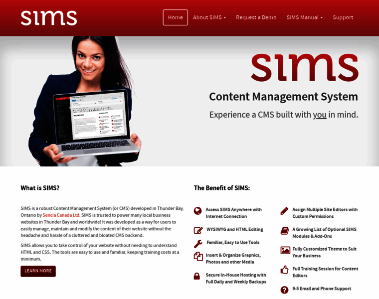 Simscms.com thumbnail