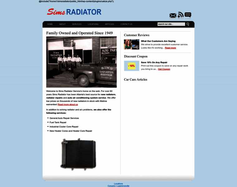 Simsradiator.com thumbnail