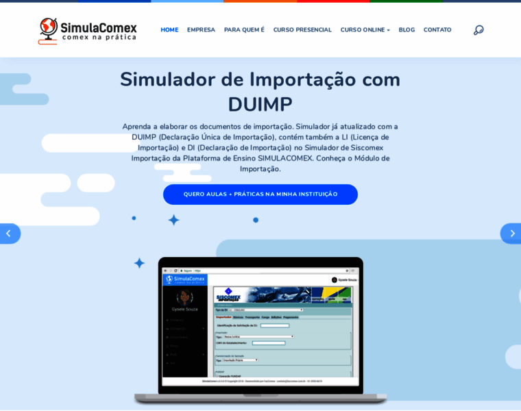 Simulacomex.com.br thumbnail