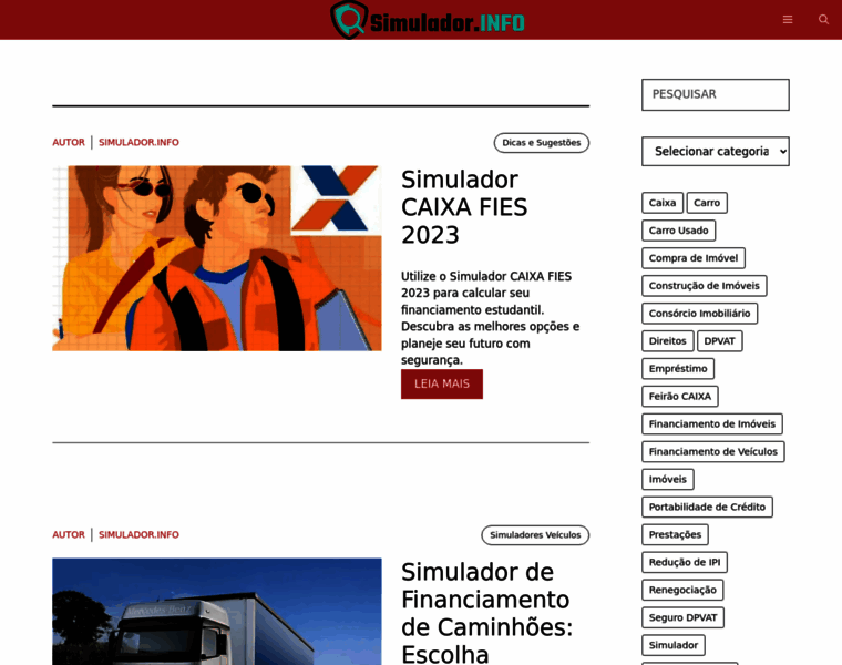 Simuladorfinanciamento.info thumbnail