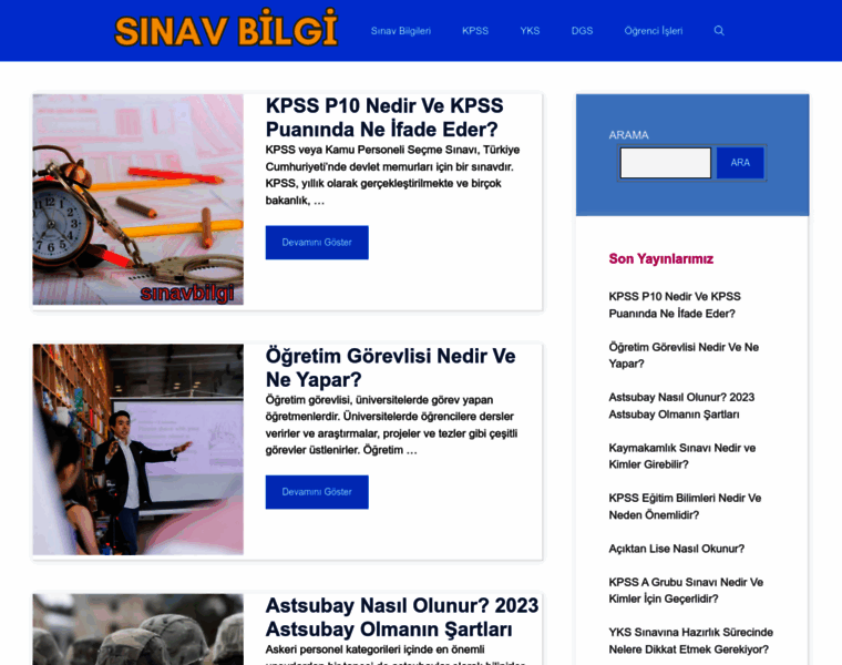 Sinavbilgi.com thumbnail