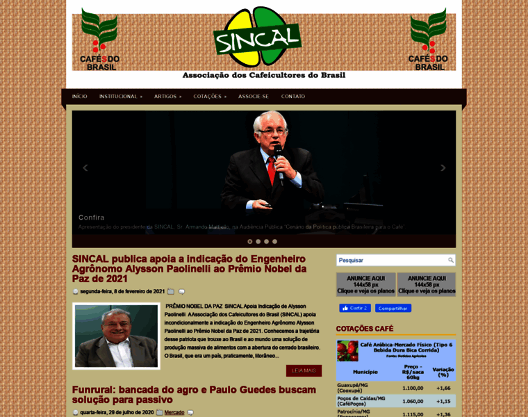 Sincal.org.br thumbnail