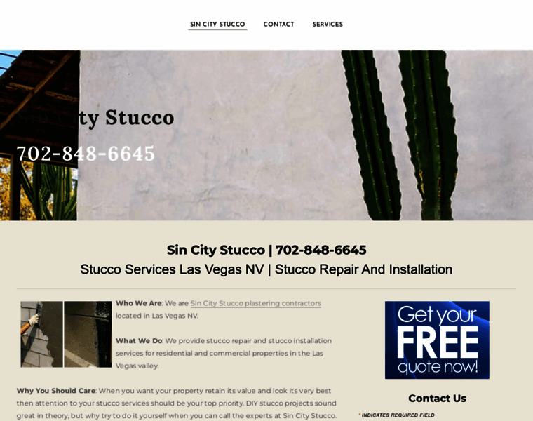Sincitystucco.com thumbnail