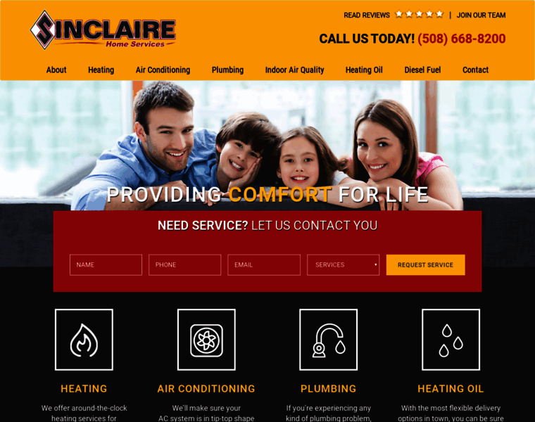 Sinclairehomeservices.com thumbnail
