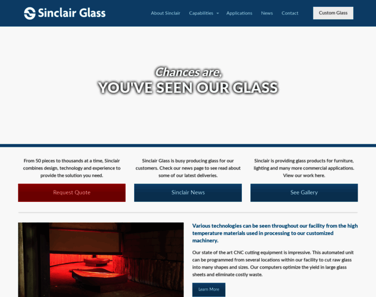 Sinclairglass.com thumbnail