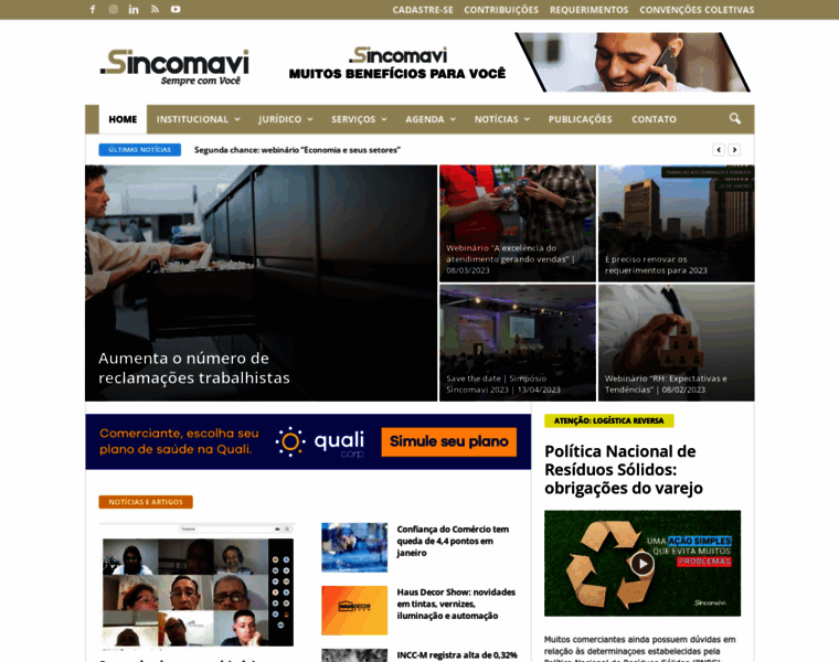 Sincomavi.org.br thumbnail