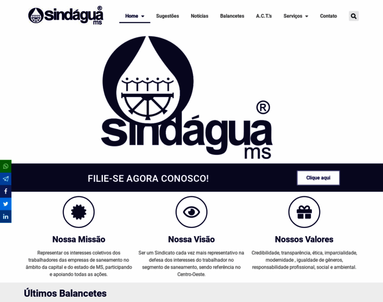 Sindaguams.org.br thumbnail