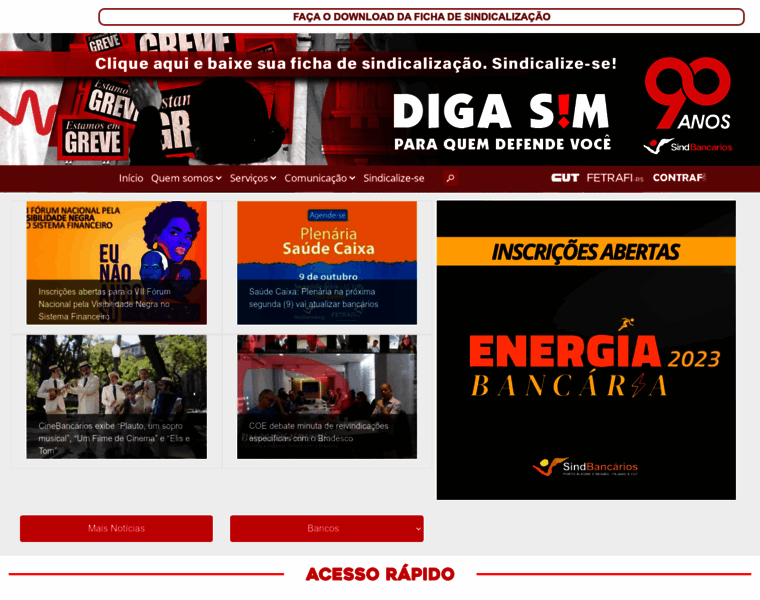 Sindbancarios.org.br thumbnail Sindbancarios.org.br thumbnail