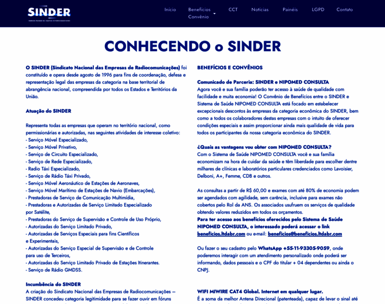 Sinder.org.br thumbnail