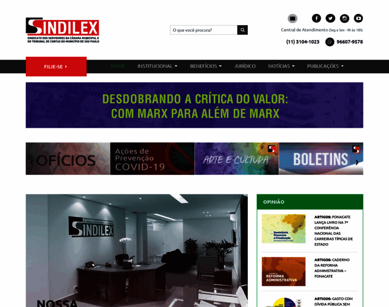 Sindilex.org.br thumbnail
