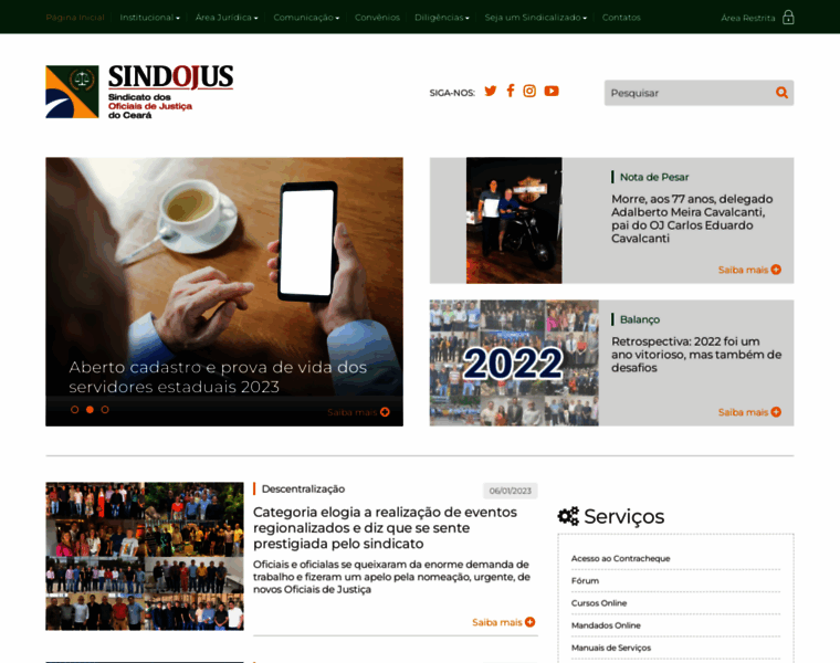 Sindojus-ce.org.br thumbnail