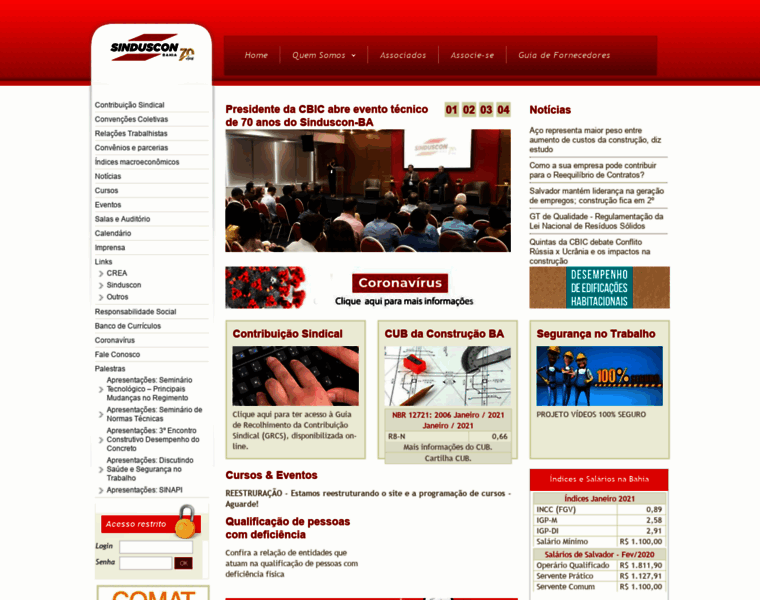 Sinduscon-ba.com.br thumbnail