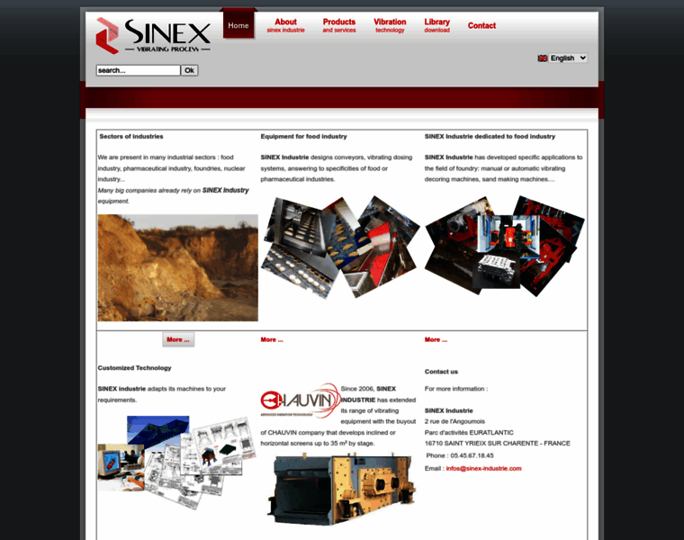 Sinex-industrie.com thumbnail