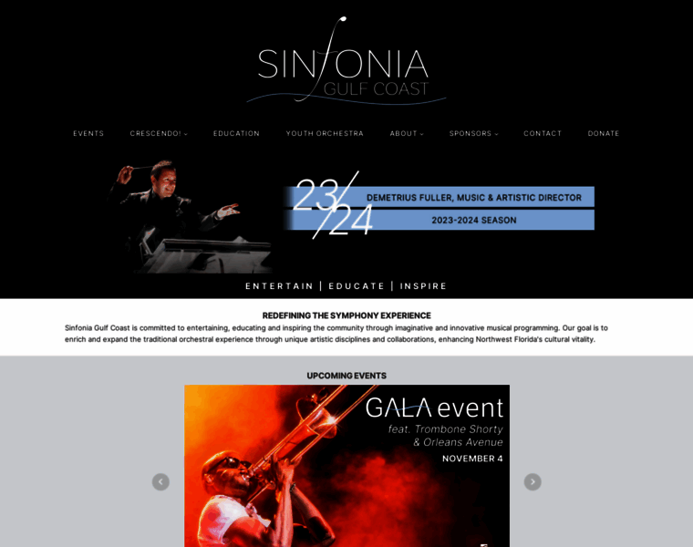 Sinfoniagulfcoast.org thumbnail