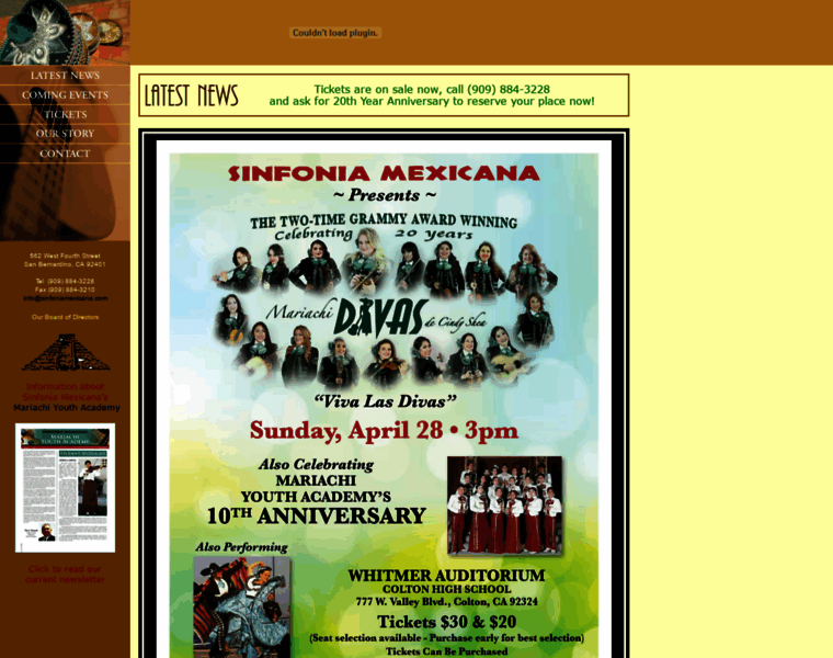 Sinfoniamexicana.com thumbnail
