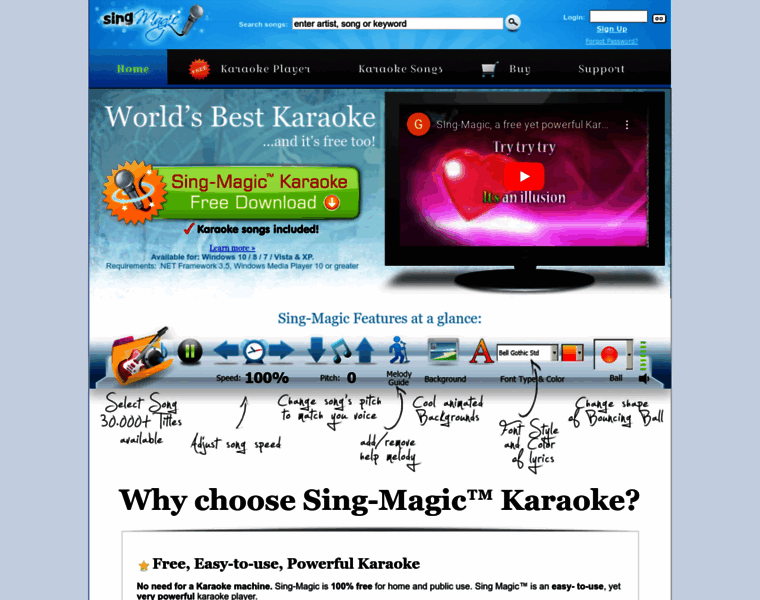 Sing-magic.com thumbnail