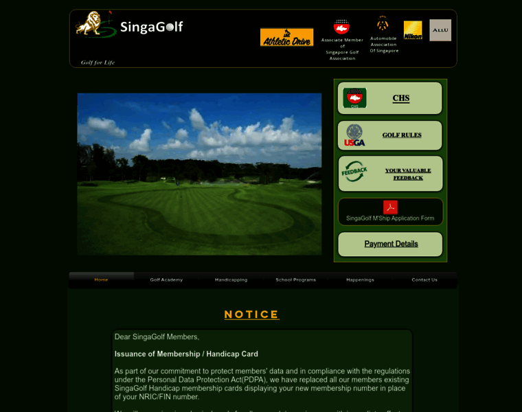 Singagolf.com.sg thumbnail