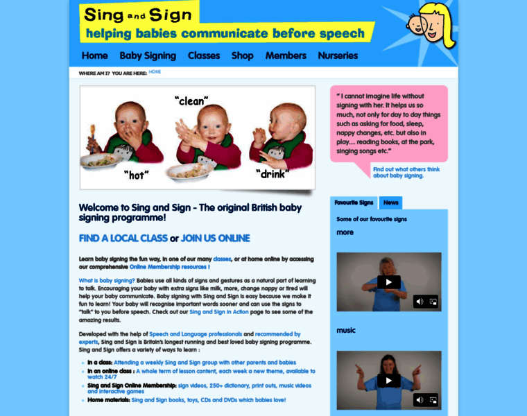 Singandsign.com thumbnail