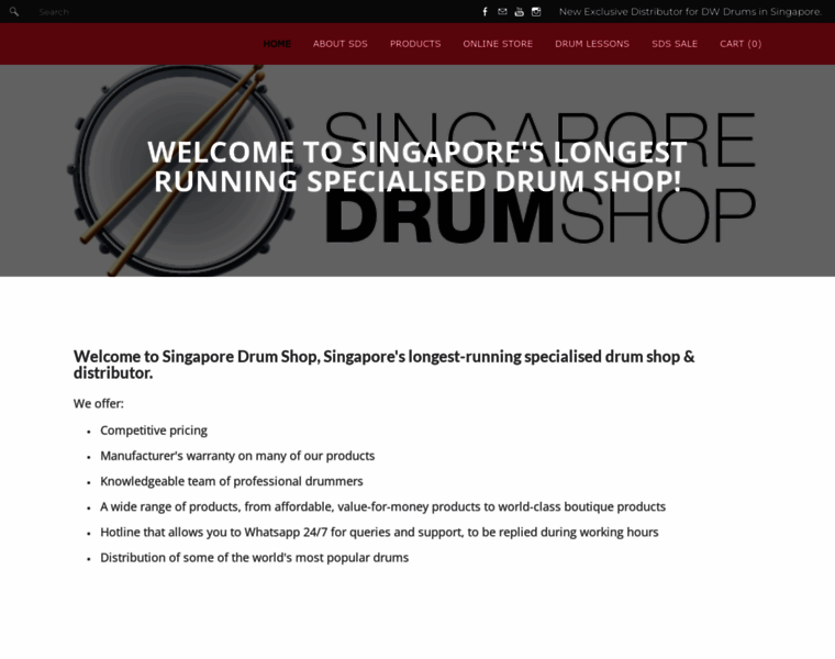 Singaporedrumshop.com thumbnail