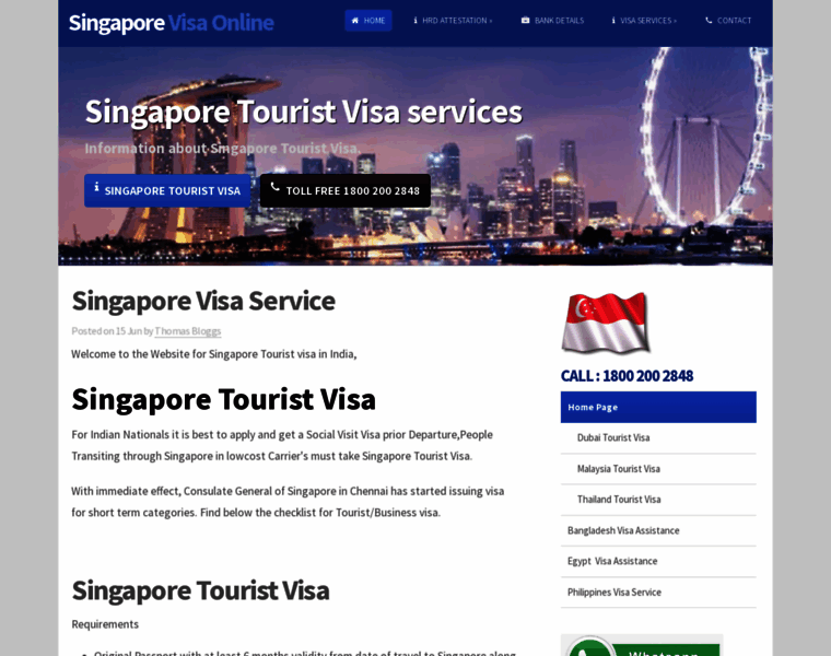 Singaporetouristvisa.com thumbnail