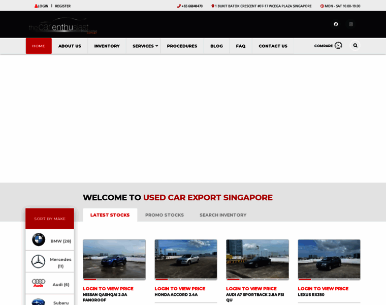 Singaporeusedcarexport.com thumbnail