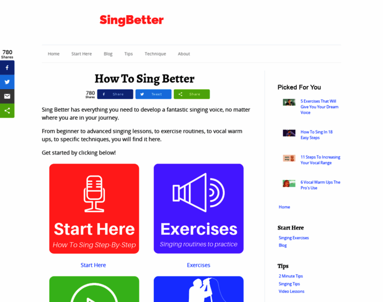 Singbetter.net thumbnail