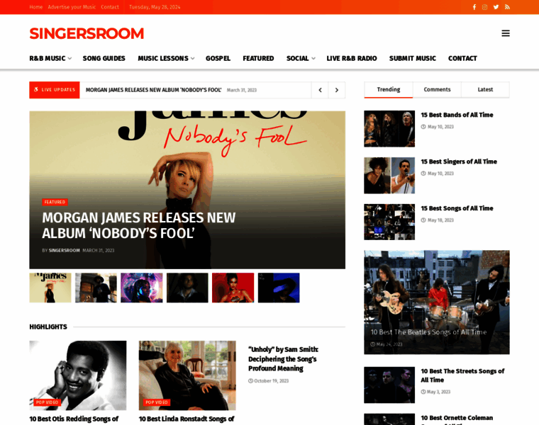 Singersroom.com thumbnail