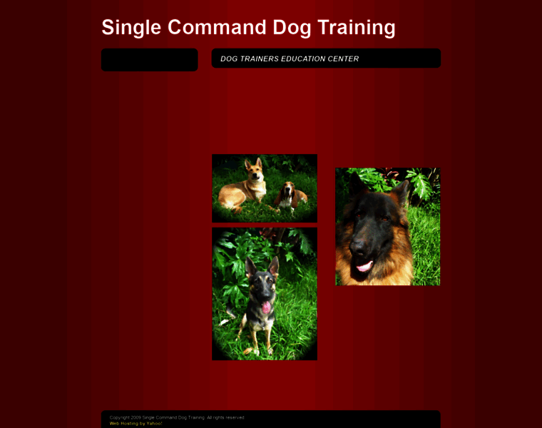 Singlecommanddogtraining.com thumbnail