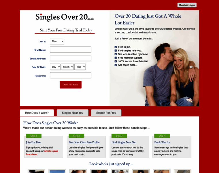 Singlesover20.co.uk thumbnail