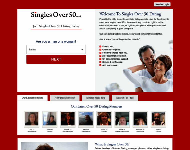 Singlesover50.co.uk thumbnail