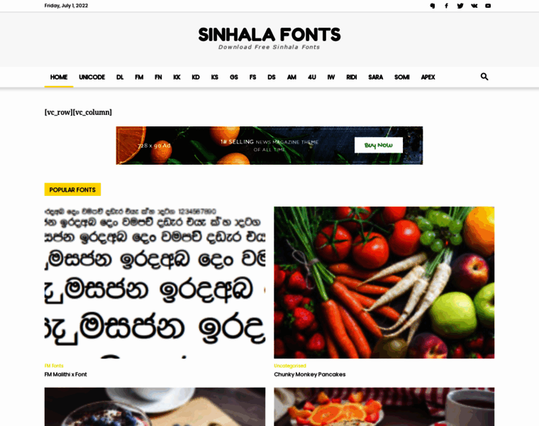 Sinhalafonts.net thumbnail