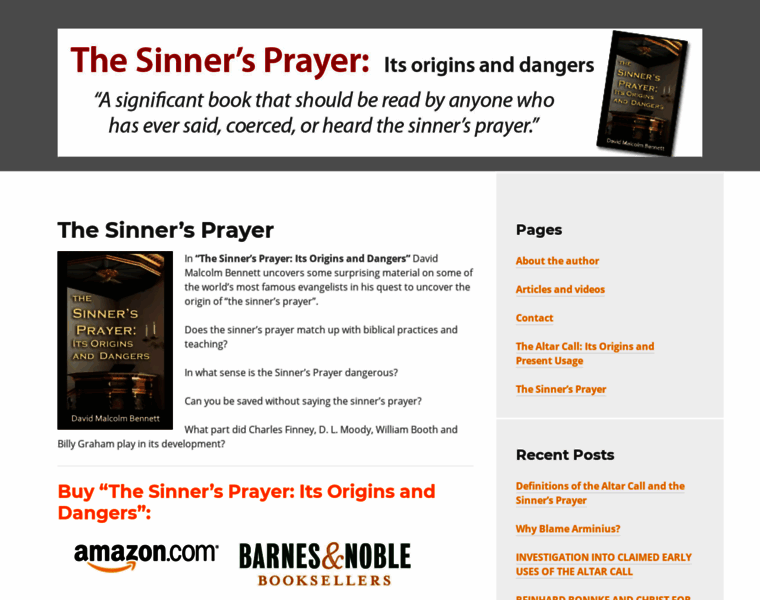Sinnersprayerbook.com thumbnail