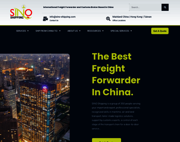 Sino-shipping.com thumbnail