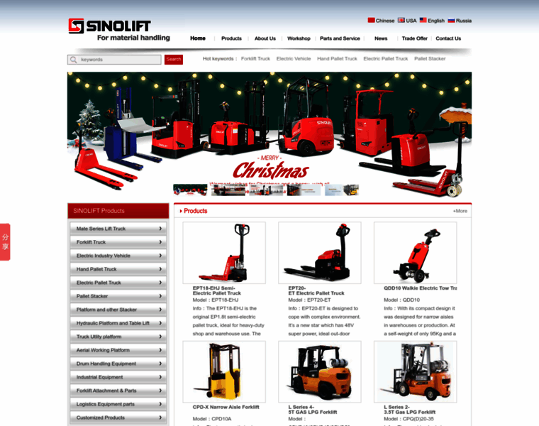Sinolift.com thumbnail