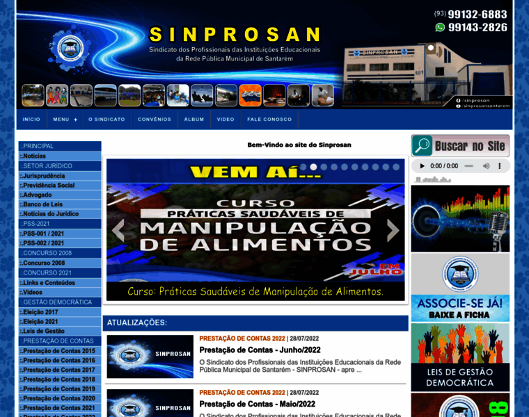 Sinprosan.com.br thumbnail