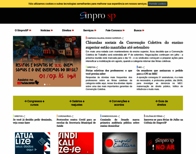 Sinprosp.org.br thumbnail